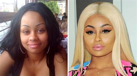 blac chyna before and after fame|Black Chynas Iconic Transformation After Reversing。